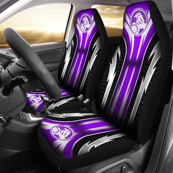 2 Front Holden Seat Covers Purple 144627 - YourCarButBetter