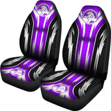 2 Front Holden Seat Covers Purple 144627 - YourCarButBetter