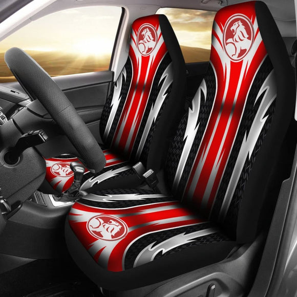 2 Front Holden Seat Covers Red 144627 - YourCarButBetter