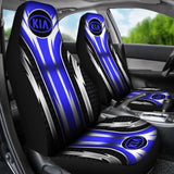 2 Front Kia Seat Covers Blue 144627 - YourCarButBetter