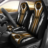 2 Front Kia Seat Covers Brown 144627 - YourCarButBetter