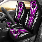 2 Front Kia Seat Covers Pink 144627 - YourCarButBetter