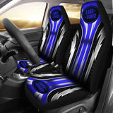 2 Front Land Rover Seat Covers Blue 144627 - YourCarButBetter