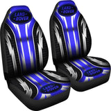 2 Front Land Rover Seat Covers Blue 144627 - YourCarButBetter