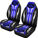 2 Front Land Rover Seat Covers Blue 144627 - YourCarButBetter