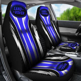 2 Front Land Rover Seat Covers Blue 144627 - YourCarButBetter