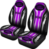 2 Front Land Rover Seat Covers Purple 144627 - YourCarButBetter