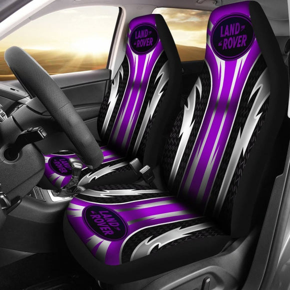 2 Front Land Rover Seat Covers Purple 144627 - YourCarButBetter