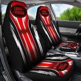 2 Front Land Rover Seat Covers Red 144627 - YourCarButBetter