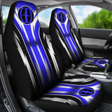 2 Front Lincoln Seat Covers Blue 144627 - YourCarButBetter