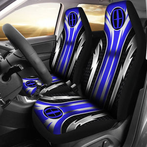 2 Front Lincoln Seat Covers Blue 144627 - YourCarButBetter