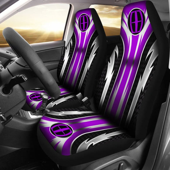 2 Front Lincoln Seat Covers Purple 144627 - YourCarButBetter