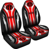 2 Front Lincoln Seat Covers Red 144627 - YourCarButBetter