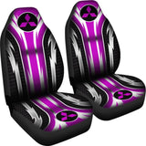2 Front Mitsubishi Seat Covers Pink 144627 - YourCarButBetter