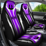 2 Front Mopar Seat Covers Purple 144627 - YourCarButBetter