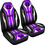 2 Front Mopar Seat Covers Purple 144627 - YourCarButBetter