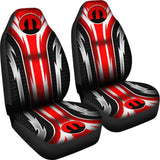 2 Front Mopar Seat Covers Red 144627 - YourCarButBetter