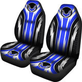 2 Front Pontiac Firebird Seat Covers Blue 144627 - YourCarButBetter