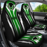 2 Front Pontiac Firebird Seat Covers Green 144627 - YourCarButBetter