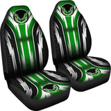 2 Front Pontiac Firebird Seat Covers Green 144627 - YourCarButBetter