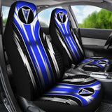 2 Front Pontiac Seat Covers Blue 144627 - YourCarButBetter