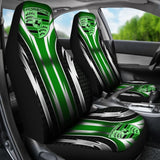 2 Front Porsche Seat Covers Green 144627 - YourCarButBetter