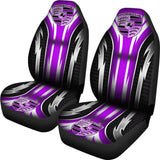 2 Front Porsche Seat Covers Purple 144627 - YourCarButBetter