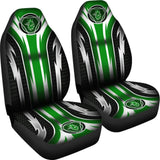 2 Front Scania Seat Covers Green 144627 - YourCarButBetter