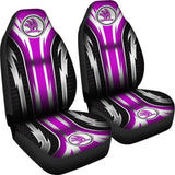 2 Front Skoda Seat Covers Pink 144627 - YourCarButBetter