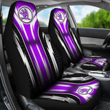 2 Front Skoda Seat Covers Purple 144627 - YourCarButBetter