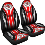 2 Front Skoda Seat Covers Red 144627 - YourCarButBetter
