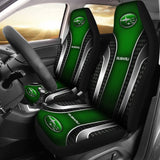 2 Front Subaru Seat Covers Green 144627 - YourCarButBetter