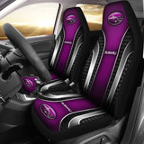 2 Front Subaru Seat Covers Pink 144627 - YourCarButBetter