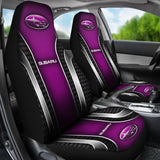2 Front Subaru Seat Covers Pink 144627 - YourCarButBetter