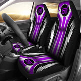 2 Front Subaru Sti Seat Covers Purple 144627 - YourCarButBetter