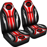 2 Front Subaru Sti Seat Covers Red 144627 - YourCarButBetter