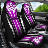 2 Front Volkswagen Seat Covers Pink 144627 - YourCarButBetter