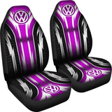 2 Front Volkswagen Seat Covers Pink 144627 - YourCarButBetter