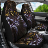 2 Pcs Gothic Skull Car Seat Covers 101819 - YourCarButBetter