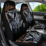 2 Pcs Gothic Skull Car Seat Covers 101819 - YourCarButBetter