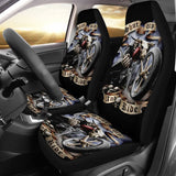 2 Pcs Gothic Skull Car Seat Covers 101819 - YourCarButBetter