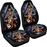 2 Pcs Gothic Skull Car Seat Covers 101819 - YourCarButBetter