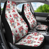 2 Pcs Sugar Skull Car Seat Covers 101819 - YourCarButBetter