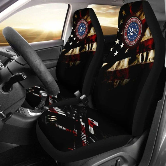 2nd amendment Car Seat Covers 154813 - YourCarButBetter