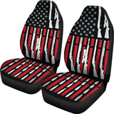 2Nd Amendment Guns And Bullets Car Seat Covers 101819 - YourCarButBetter