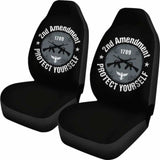 2nd Amendment Protect Yourself Car Seat Covers 154813 - YourCarButBetter