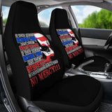 2Nd Amendment Skull Usa Car Seat Covers 101819 - YourCarButBetter