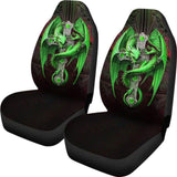 2Pcs Car Seat Covers - Green Dragon 103709 - YourCarButBetter