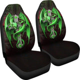 2Pcs Car Seat Covers - Green Dragon 103709 - YourCarButBetter