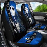 2Pcs Jack Skellington Car Seat Cover 98 101819 - YourCarButBetter